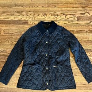 Barbour quilted jacket. EUC
